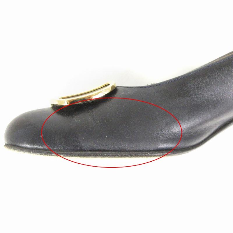 FERRAGAMO サルヴァトーレフェラガモ パンプス チャンキーヒール  