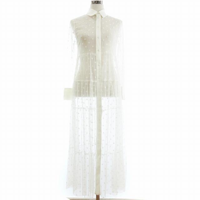 ZARA（ザラ） 未使用品 タグ付き シースルーワンピース ロング 長袖