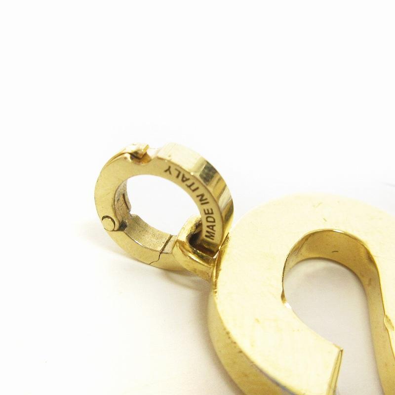 FENDI フェンディ ABCLICK ペンダントトップ イニシャルチャーム S  