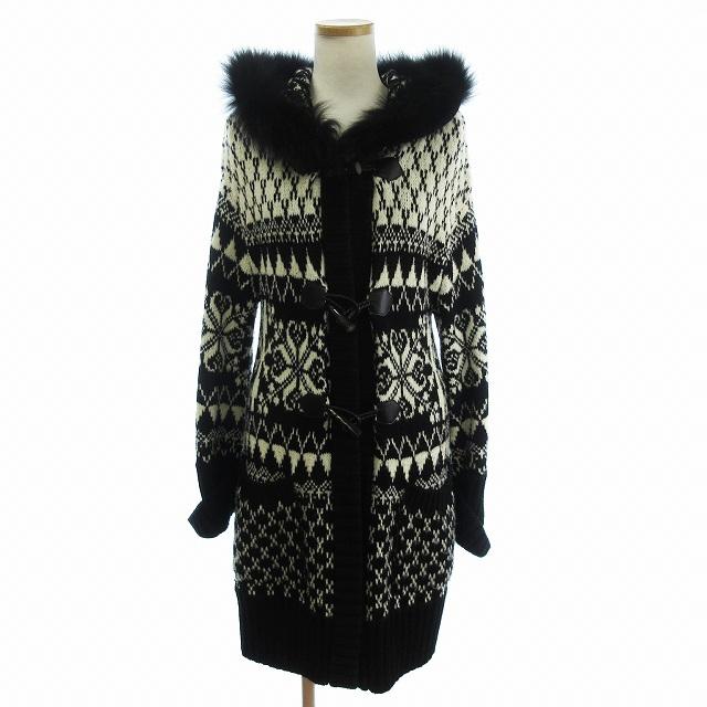 ☆新品☆ 定価￥84,700 M.＆KYOKO 日本製ウールジャカード柄コート PUBLIC TOKYO コート チェスターコート バックフレアウール