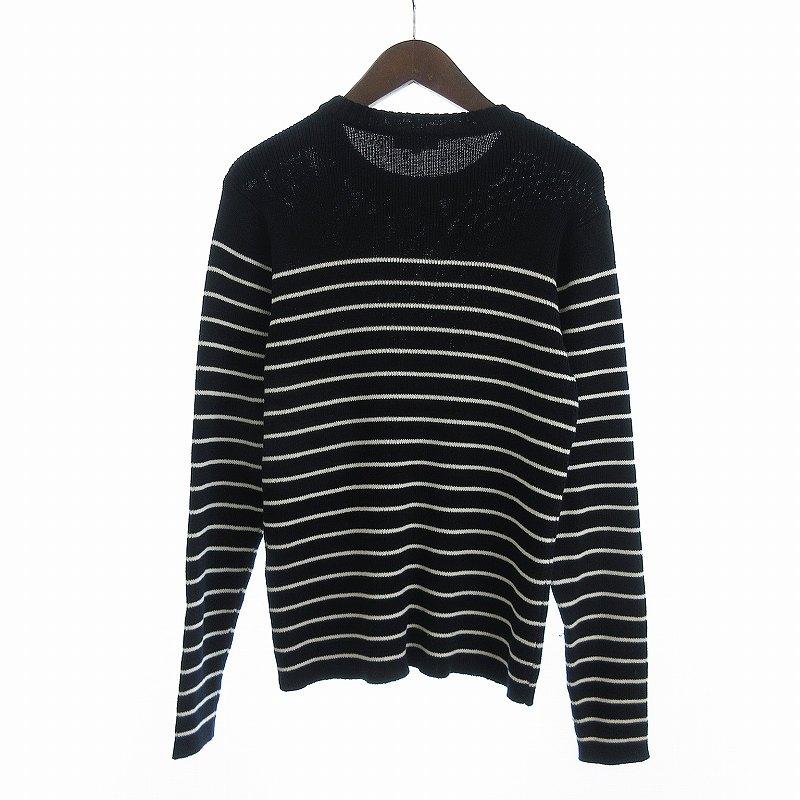 A.P.C.（アーペーセー） 美品 セーター ニット 長袖 ボーダー クルー