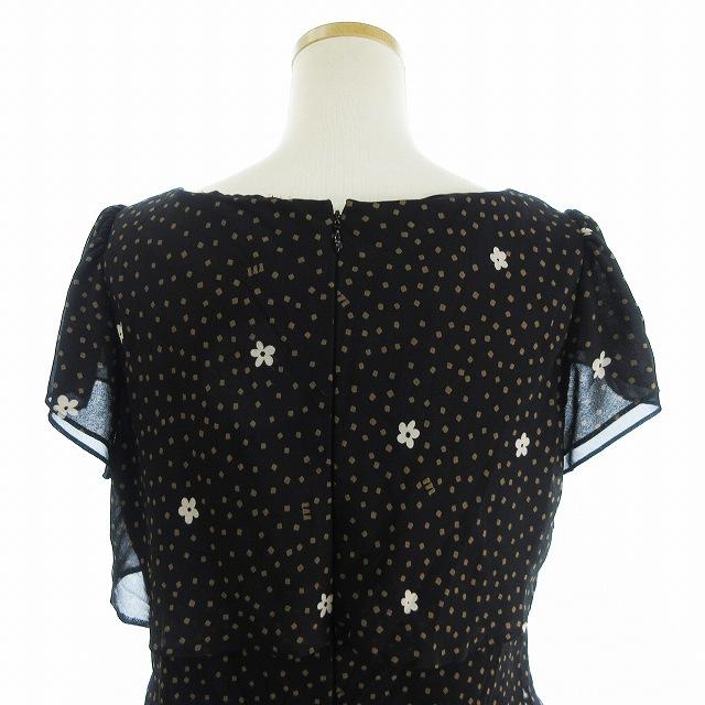 エムズグレイシー M'S GRACY ワンピース ティアード 半袖 ひざ丈