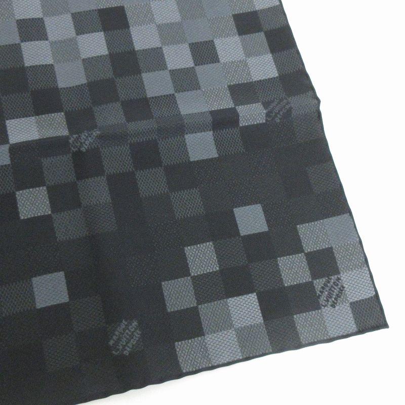 LOUIS VUITTON ルイヴィトン 美品 ダミエ ポケットスクエア