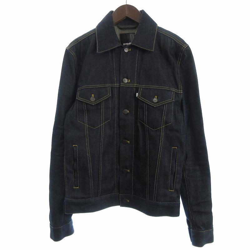 エフティーシー FTC デニムジャケット Gジャン 長袖 S 濃青 メンズ
