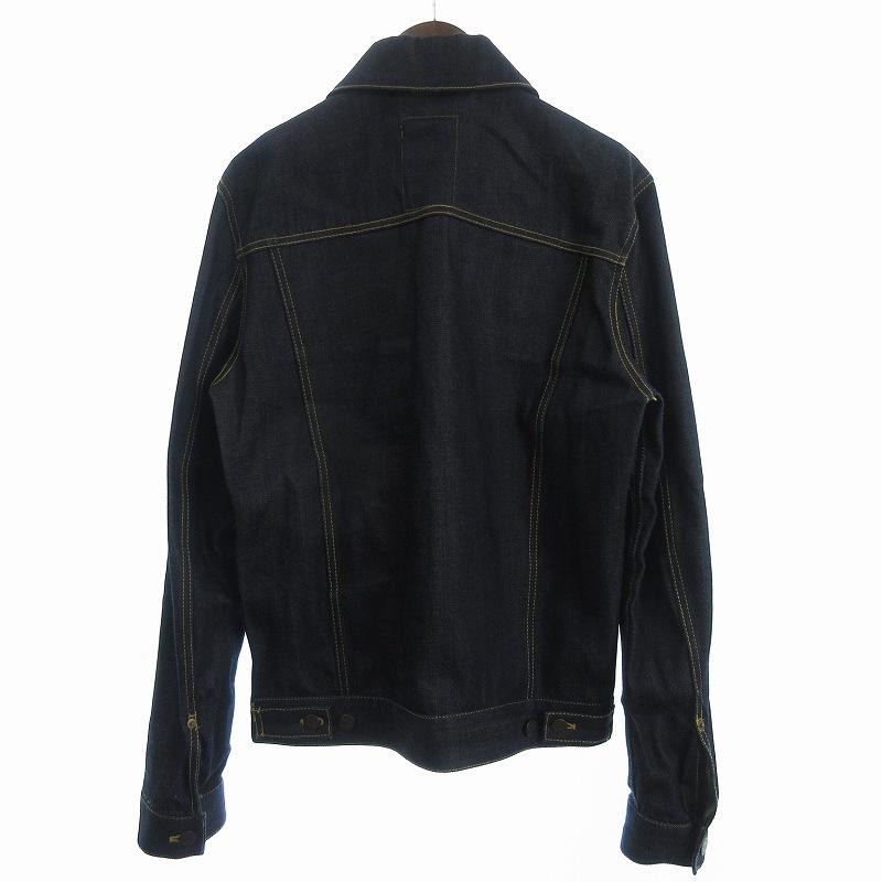 エフティーシー FTC デニムジャケット Gジャン 長袖 S 濃青 メンズ