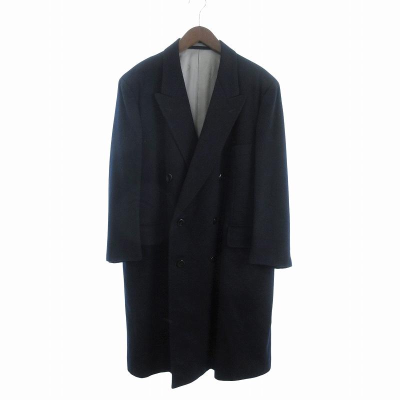 dunhill（ダンヒル） チェスターコート ロング カシミヤ 無地 紺