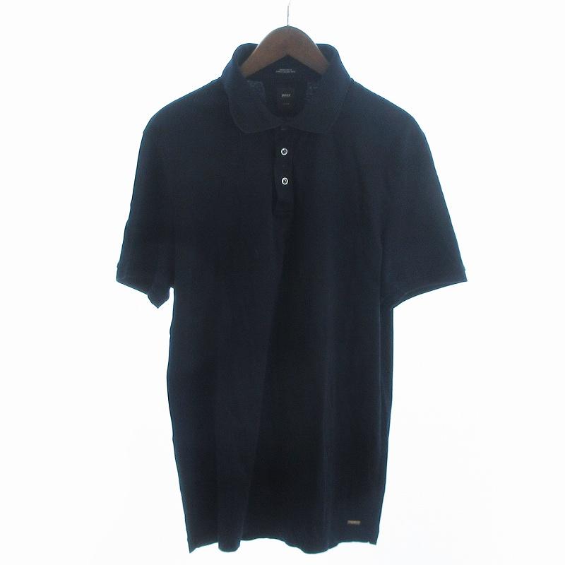 ヒューゴ・ボスHUGO BOSS WOOL ポロシャツ ブラック 【公式通販】