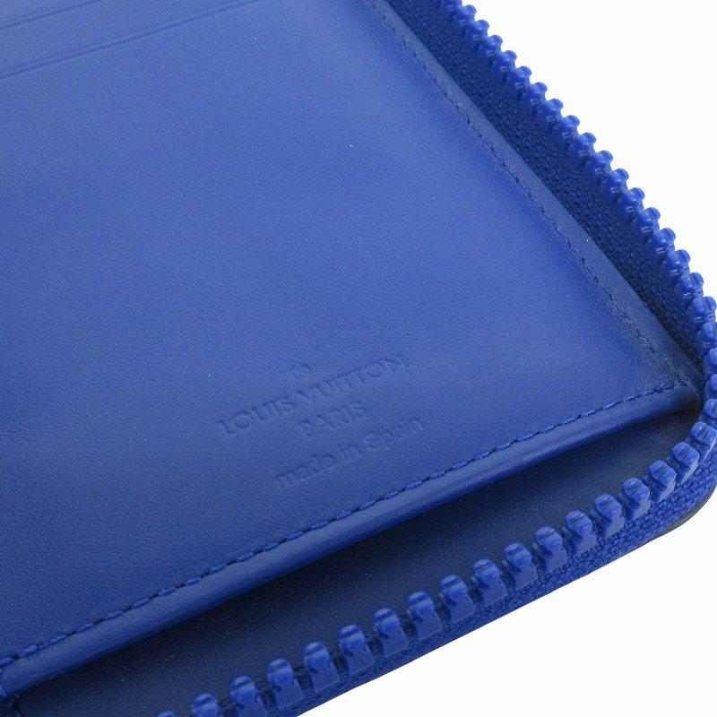 ルイヴィトン モノグラム トリヨン ヴェルティカル ウォレット 財布 ブルー 青 LOUIS VUITTON ルイヴィトン モノグラム ジッピーウォレット