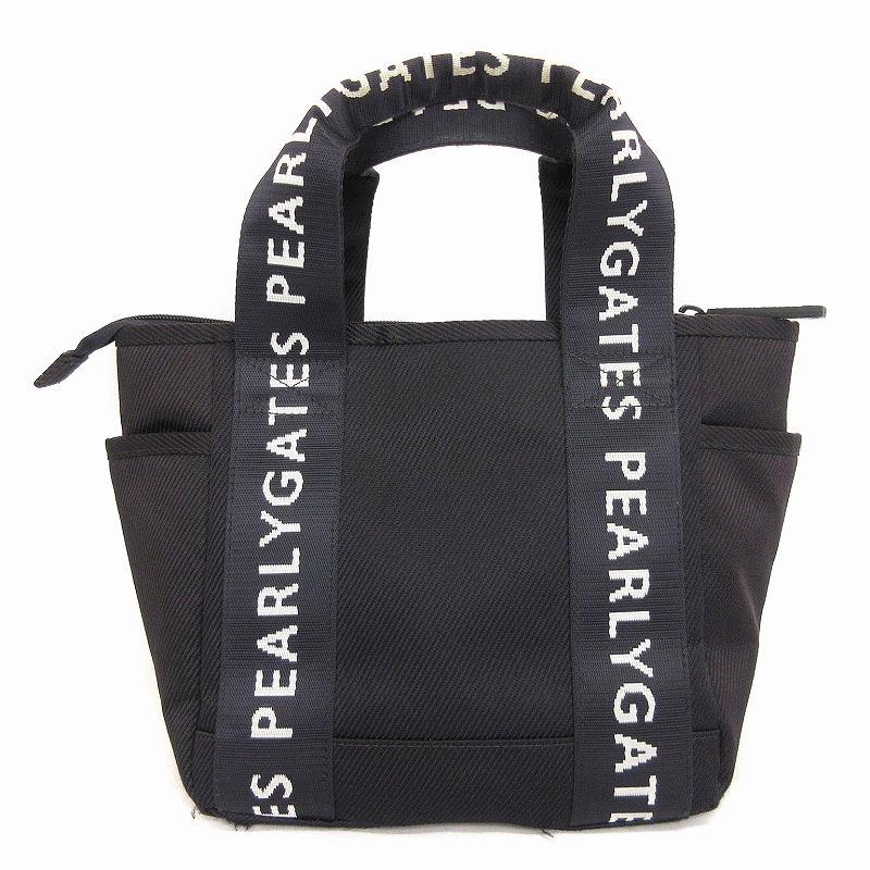 パーリーゲイツ PEARLY GATES ゴルフ ハンドバッグ トート ロゴ FR 紺