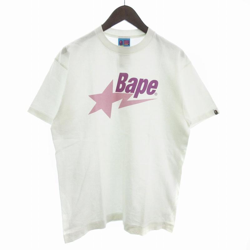 A BATHING APE star Tee エイプ プリントロゴ DENIM BAPE STA LOGO TEE（Tシャツ/カットソー）｜A BATHING APE