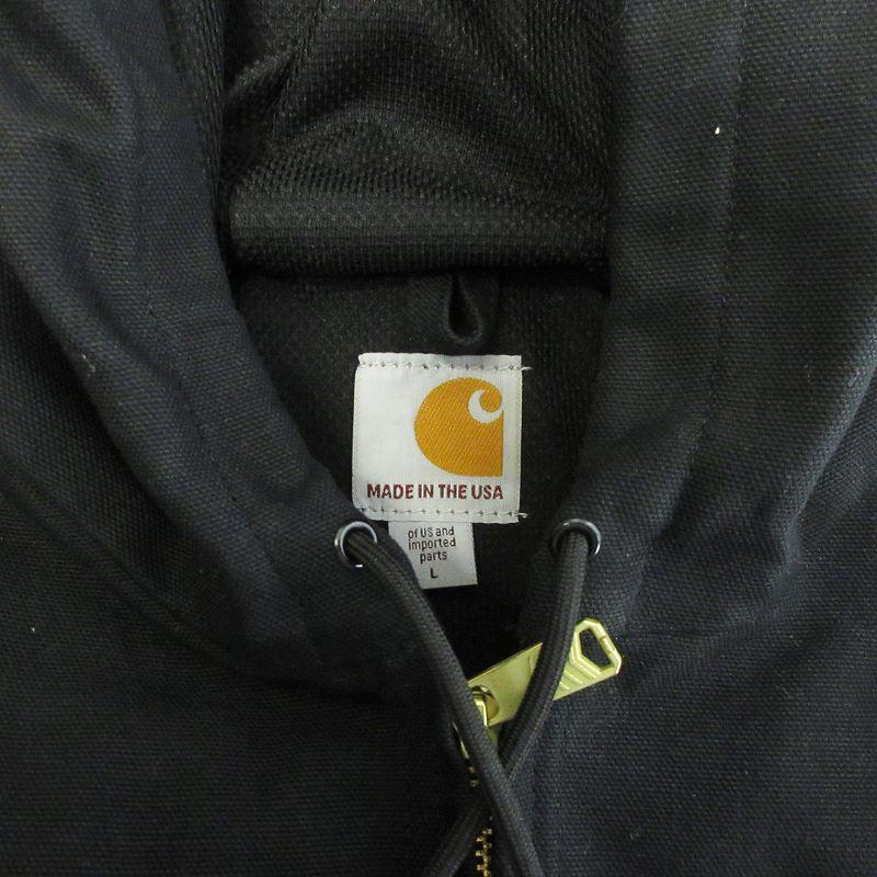 Carhartt J131 ブラック フード付きジャケット L Amazon | [カーハート] CARHARTT J131 ダックアクティブ