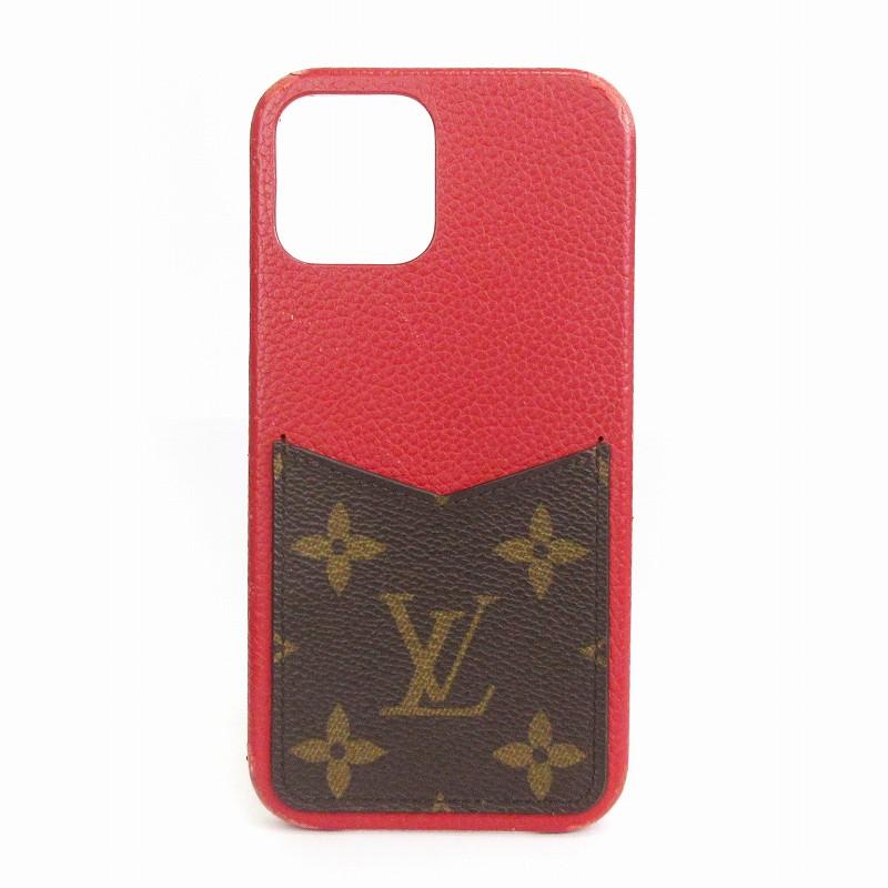 Louis Vuitton iPhone 12/12 Pro ケース レッド iPhone12Proケース ルイヴィトン