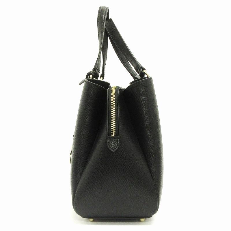 美品 フルラ レザー 2way ショルダーバッグ ミネルヴァ ロゴチャーム 黒 FURLA フルラ 美品 24年製 ミネルヴァ 2WAY ショルダーバッグ