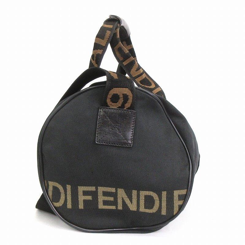 FENDI フェンディ ミニボストン ショルダーバッグ ハンド 2WAY ロゴ