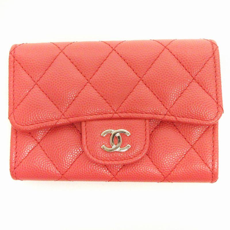 シャネル　キャビアスキン　ケース 中古・古着通販】CHANEL (シャネル) キャビアスキン コインケース