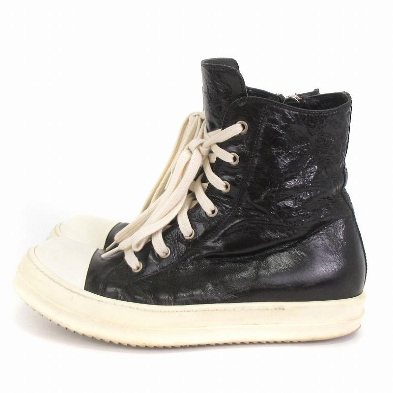 正規品　rick owens ニーハイソックススニーカー【36】本革　美品 リックオウエンス Rick Owens ラモーンズスニーカー ハイカット