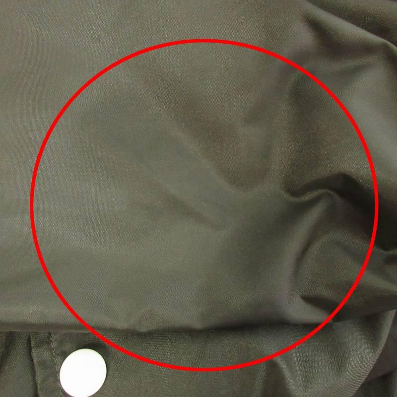 【中古】セリーヌ 22SS イニシャルロゴプリン コーチジャケット ルーズ ナイロン 2W544495M 緑 グリーン 46 メンズ CELINE（セリーヌ） CELINE 22SS イニシャルロゴプリン コーチ