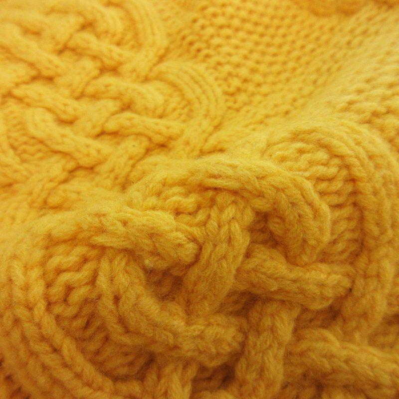 ドゥロワー Drawer アラン ベスト ニット カシミヤ混 6518-199-0303