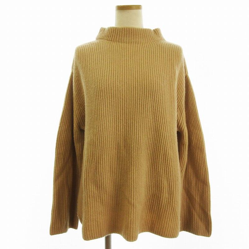 【中古】ドゥロワー Drawer アゼ ハイネック  ニット セーター カシミヤ混 6513-105-0741 ベージュ系 1 レディース ドゥロワー Drawer アゼ ハイネック ニット セーター カシミヤ混 6513