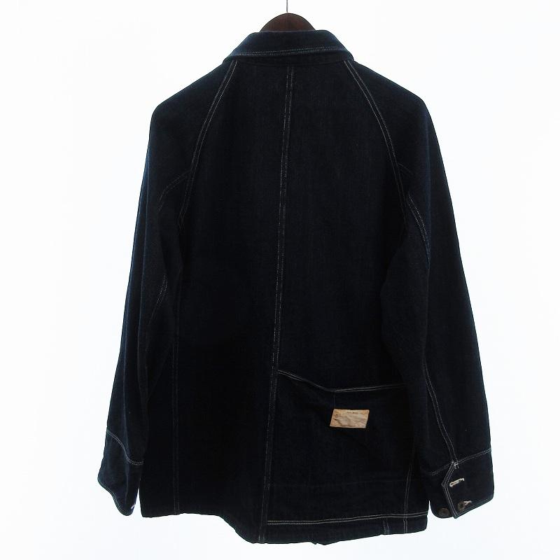 KAPITAL キャピタル 濃紺インディゴ デニム オーバーオール 2(M) キャピタル kapital カバーオール デニム ジャケット EK-421