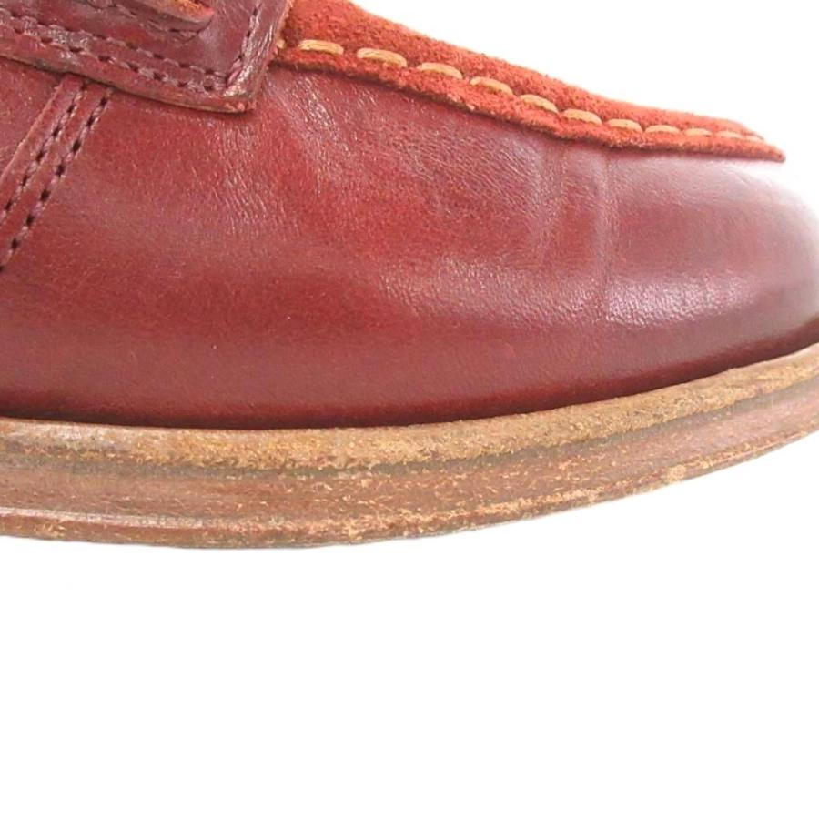 A.P.C.（アーペーセー） ビットローファー レザー スエード 赤 レッド