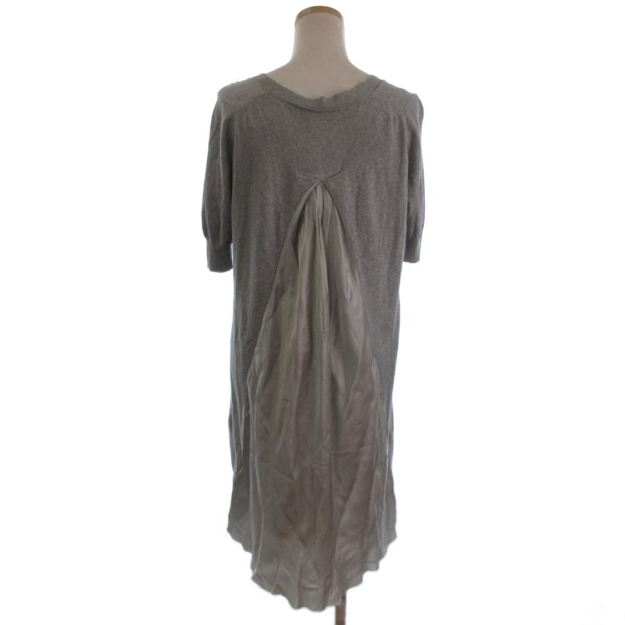 サカイラック sacai luck ワンピース チュニック 半袖 ひざ丈 Vネック