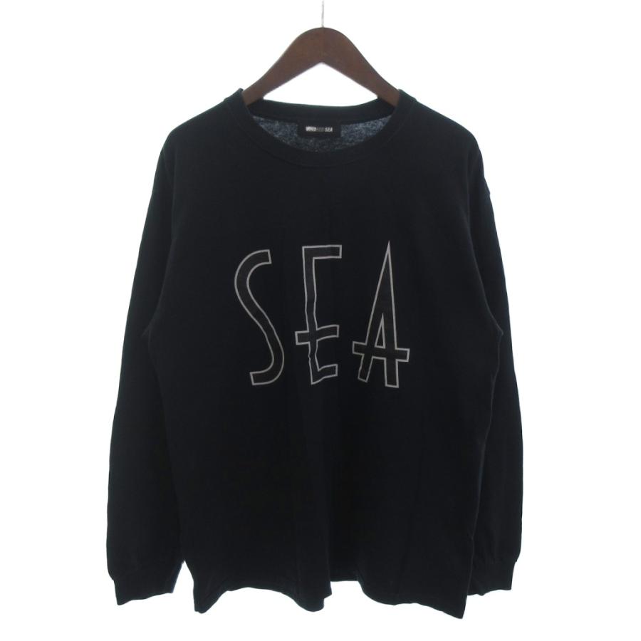 【未使用】WINDANDSEA SEAプリント長袖カットソーLサイズ 未使用】WINDANDSEA SEAプリント長袖カットソーLサイズ トップス