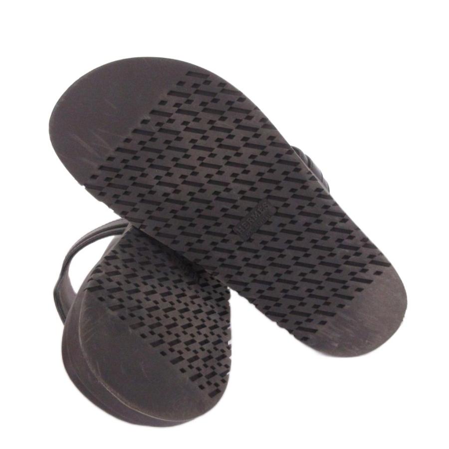 HERMES（エルメス） 美品 アンピール サンダル H221074Z 黒 ブラック