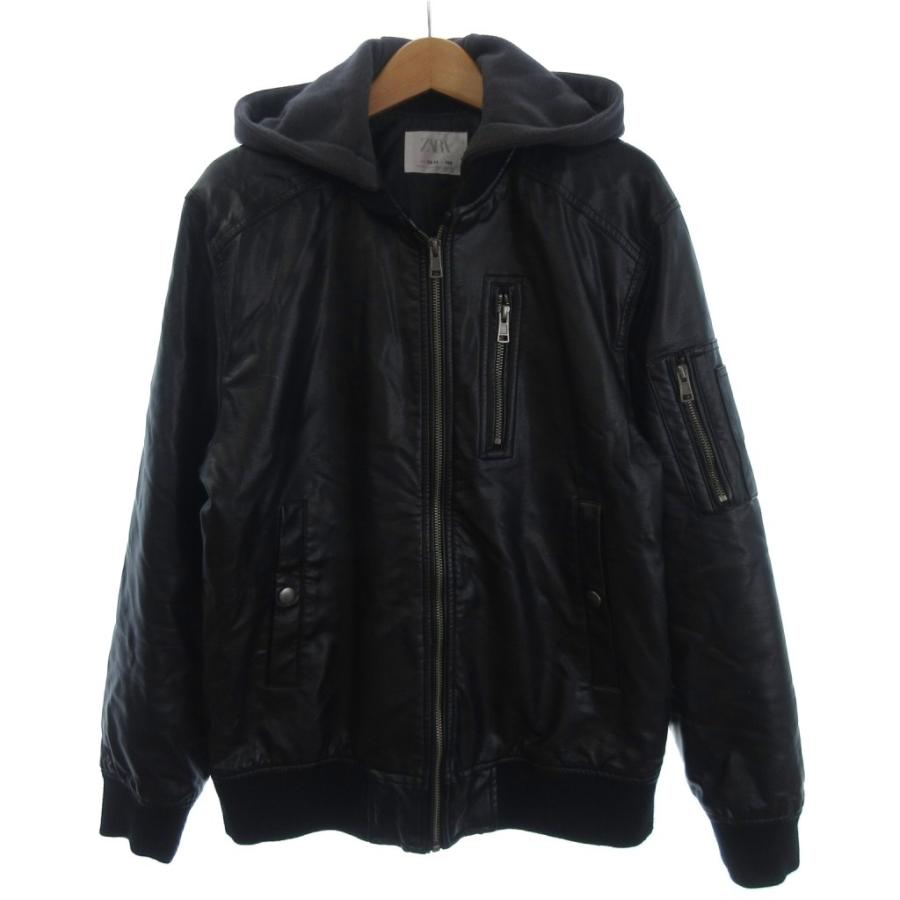 ZARA（ザラ） フライトジャケット ブルゾン フルジップ フード