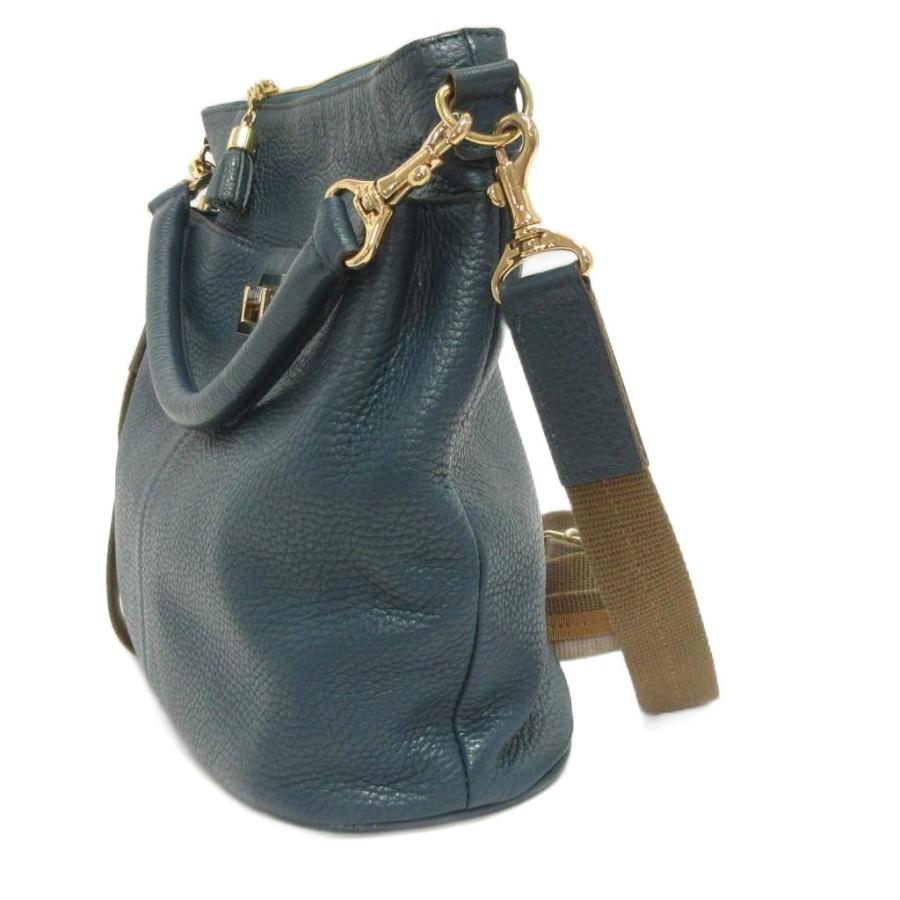 アタオ ATAO ショルダーバッグ ハンド 斜め掛け レザー 青系 ブルー系  