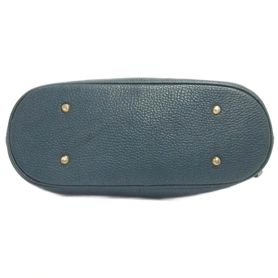 アタオ ATAO ショルダーバッグ ハンド 斜め掛け レザー 青系 ブルー系  