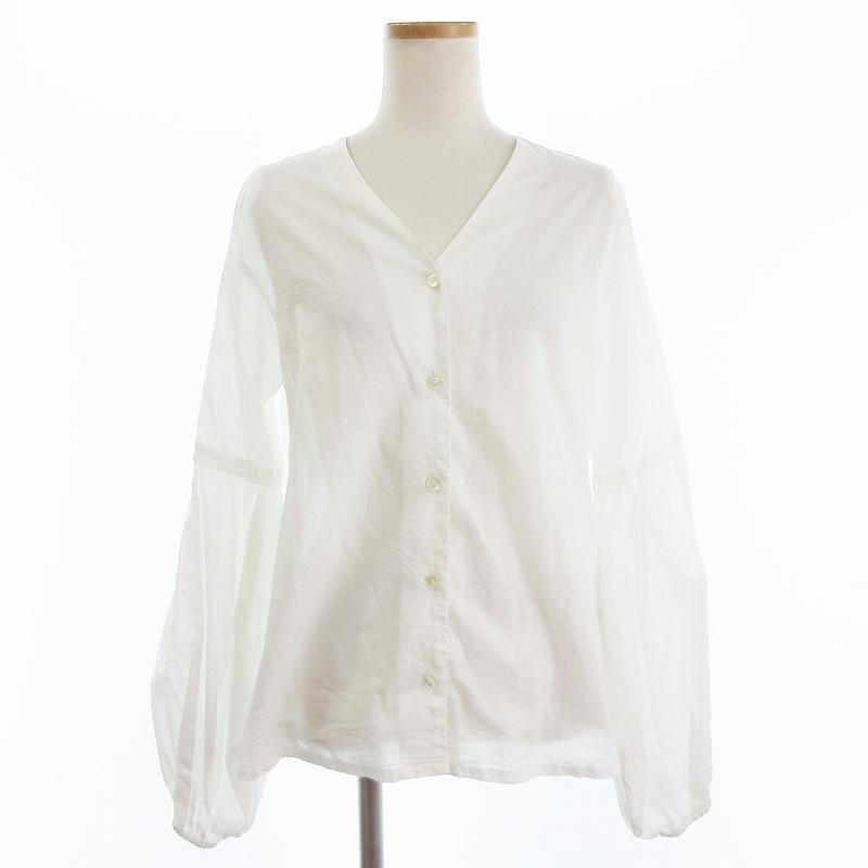 新品mizuiro ind ミズイロインド白ホワイトシャツ