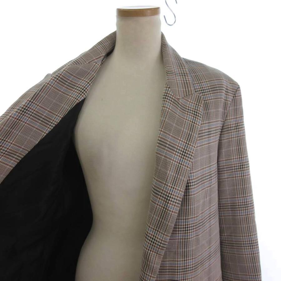 ZARA（ザラ） テーラードジャケット ブレザー ダブル チェック グレー