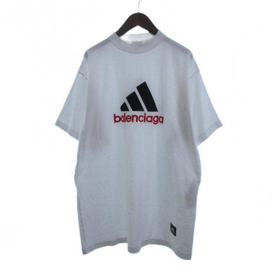 balenciaga アディダス Tシャツ ホワイト Balenciaga x adidas T-Shirt Oversized White Men's - FW22 - US