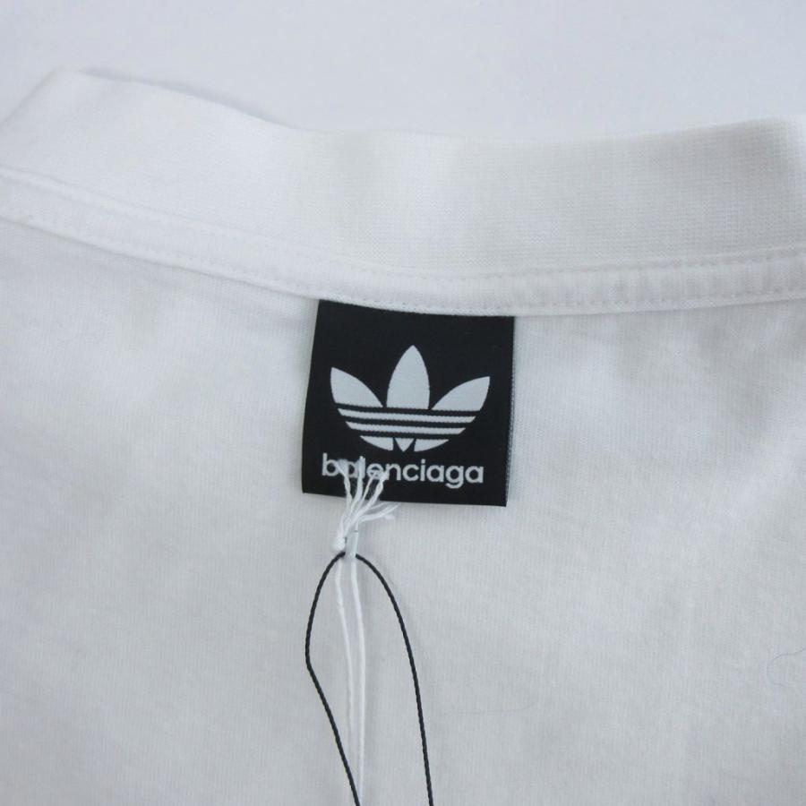 balenciaga アディダス Tシャツ ホワイト Balenciaga x adidas Unisex T-Shirt Oversized White - FW22 - US