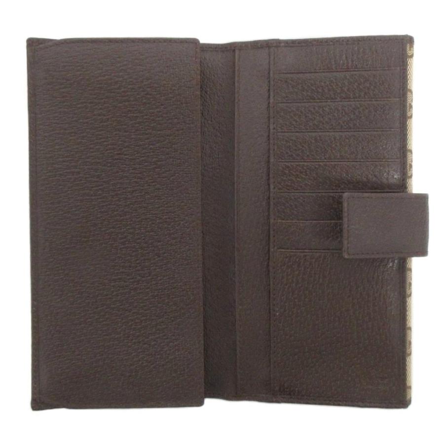 GUCCI（グッチ） 財布 GGキャンパス 112715-3661 総柄 茶 ブラウン