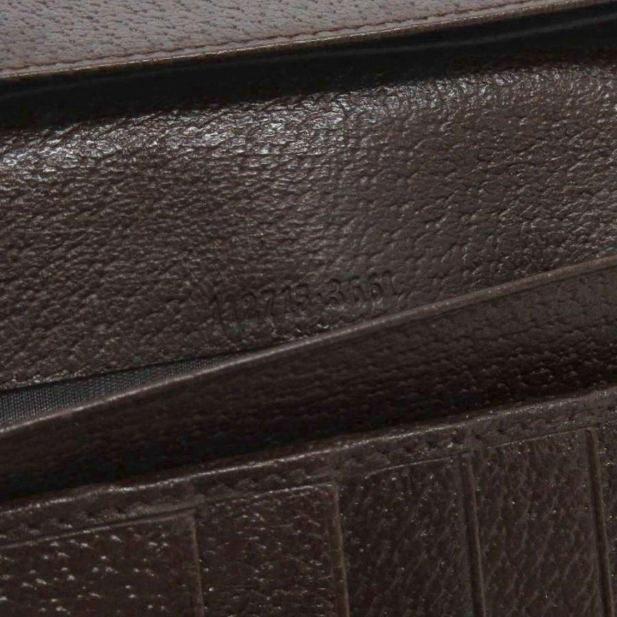 GUCCI（グッチ） 財布 GGキャンパス 112715-3661 総柄 茶 ブラウン