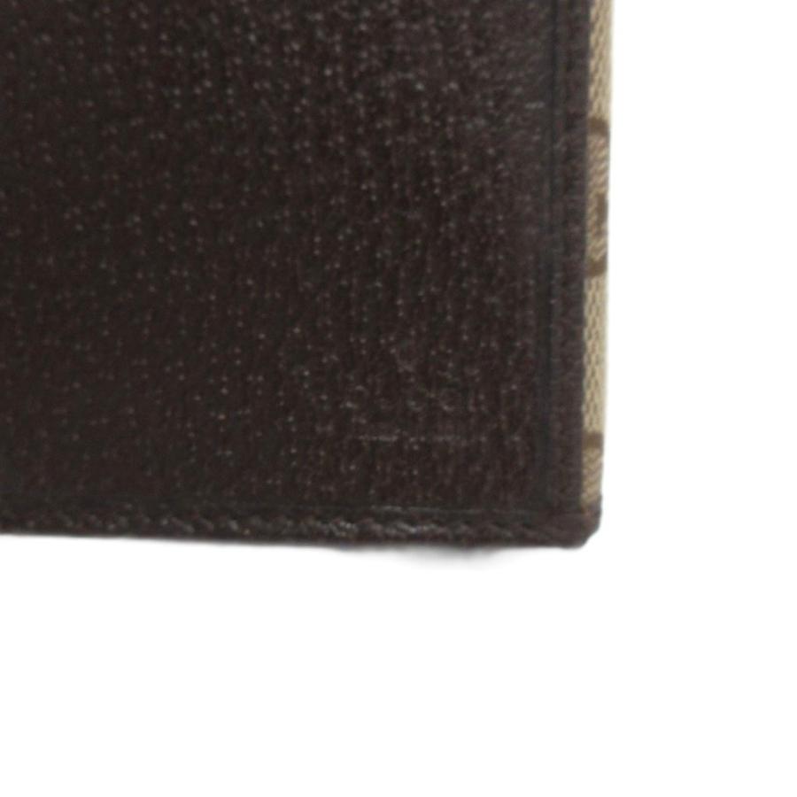 GUCCI（グッチ） 財布 GGキャンパス 112715-3661 総柄 茶 ブラウン