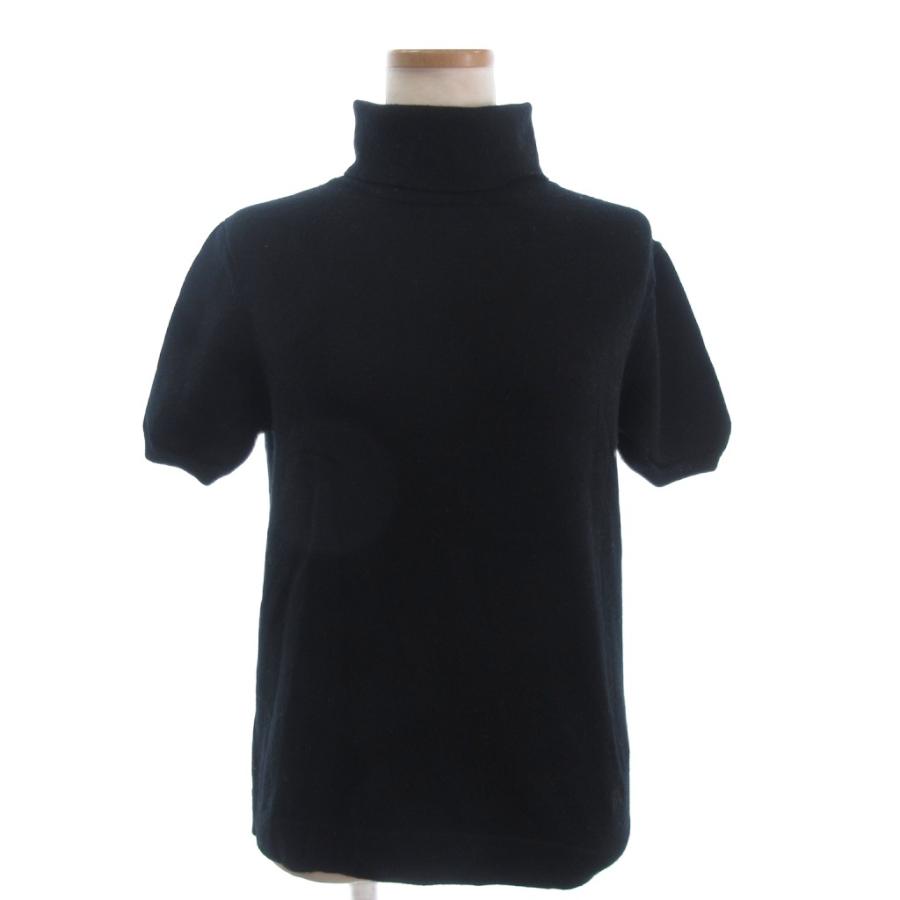 BURBERRY ブラック ノースリーブ セーター バーバリー ロンドン BURBERRY LONDON タートルネック ニット セーター