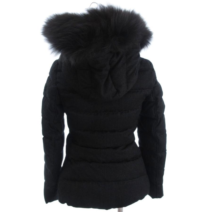 TATRAS SPERANZA フーデット ダウンジャケット ラクーンファー 黒