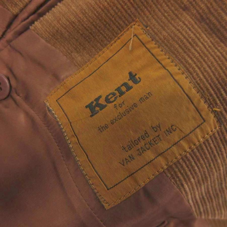 ケント KENT コーディロイ テーラードジャケット ブレザー ブラウン