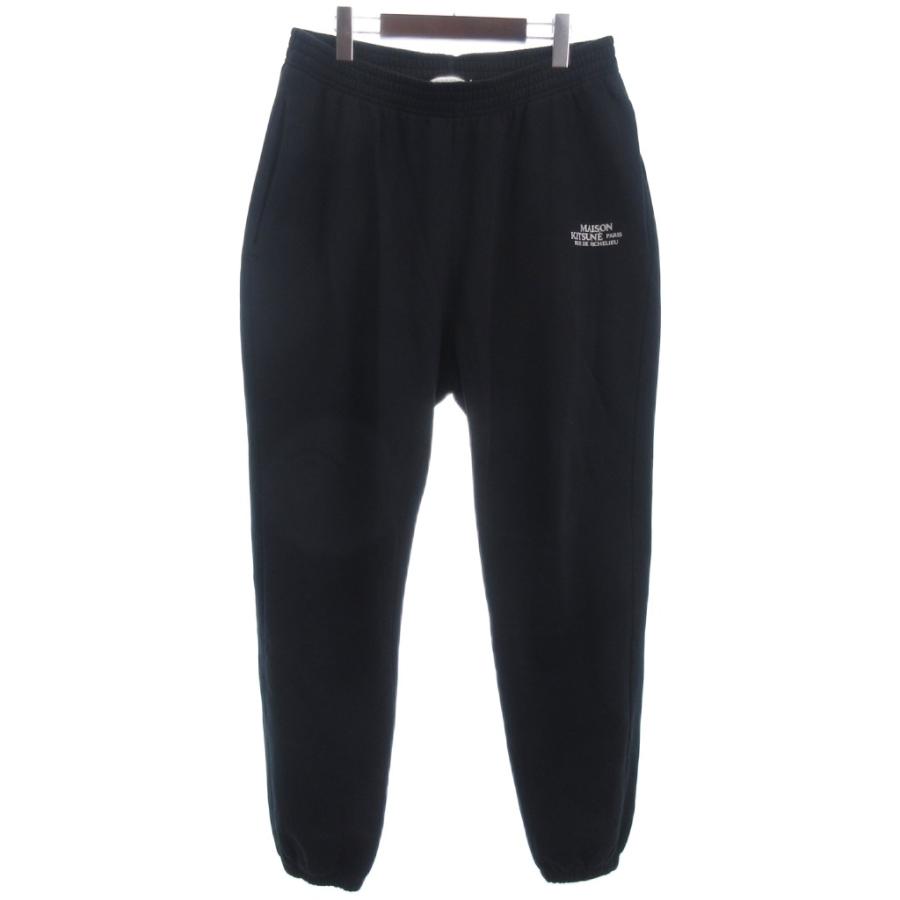 a*】様 【MAISON KITSUNE】Contour Foxスウェット黒XL MAISON KITSUNE メゾンキツネ スウェット メンズ レディース