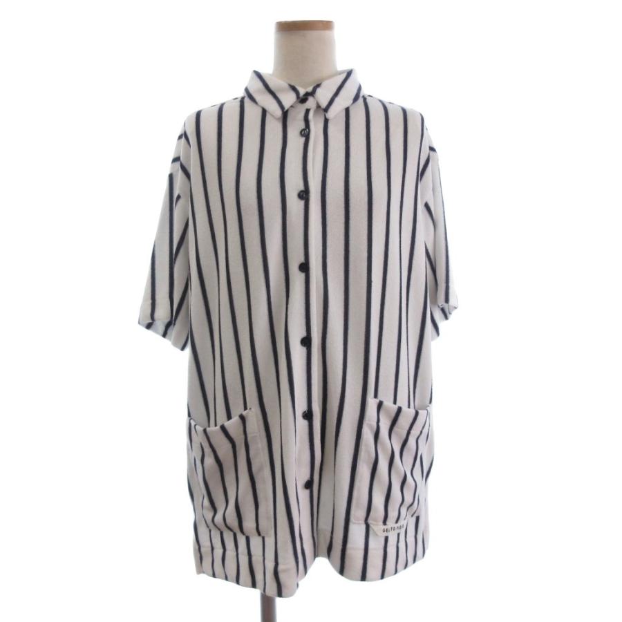 ジェラートピケ 25SS ストライプパイルシャツ ルームウェア パジャマ