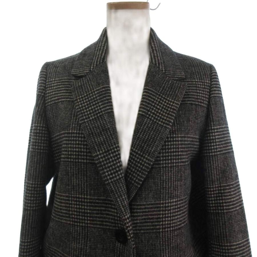 ミラオーウェン Mila Owen チェスターコート ミドル丈 1B グレン