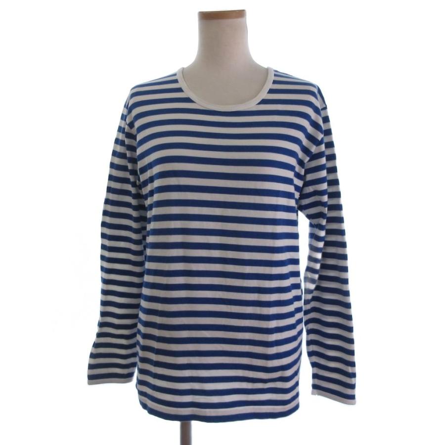 marimekko ボーダー 長袖Tシャツ マリメッコ marimekko 美品 Tシャツ カットソー 長袖 ボーダー