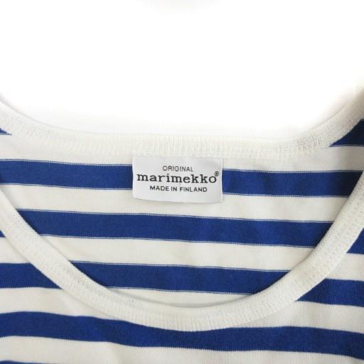 マリメッコ marimekko 美品 Tシャツ カットソー 長袖 ボーダー