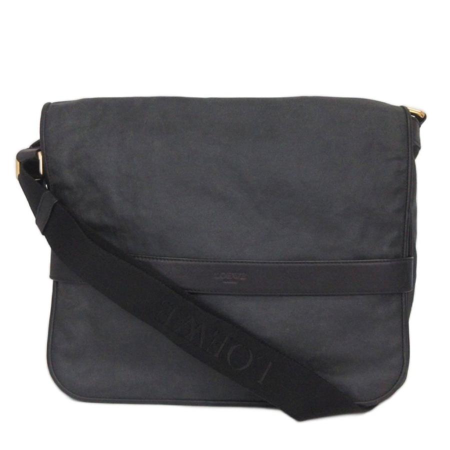 LOEWE（ロエベ） メッセンジャーバッグ ショルダー フラップ ロゴ 刻印