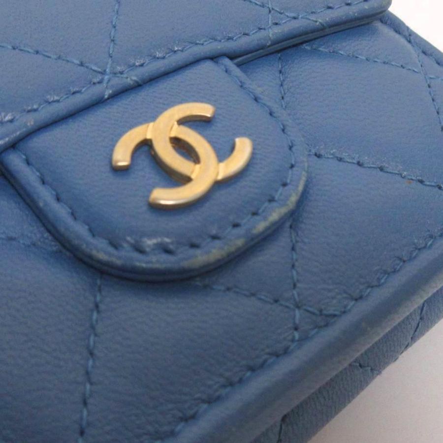 超美品　シャネル　マトラッセ　CC ココマーク　フラップ　Wホック 三つ折り財布 楽天市場】シャネル 三つ折り財布 マトラッセ ミニ財布 CCマーク ココ
