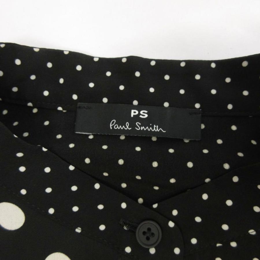 ピーエスポールスミス PS Paul Smith 美品 バンドカラー ドット