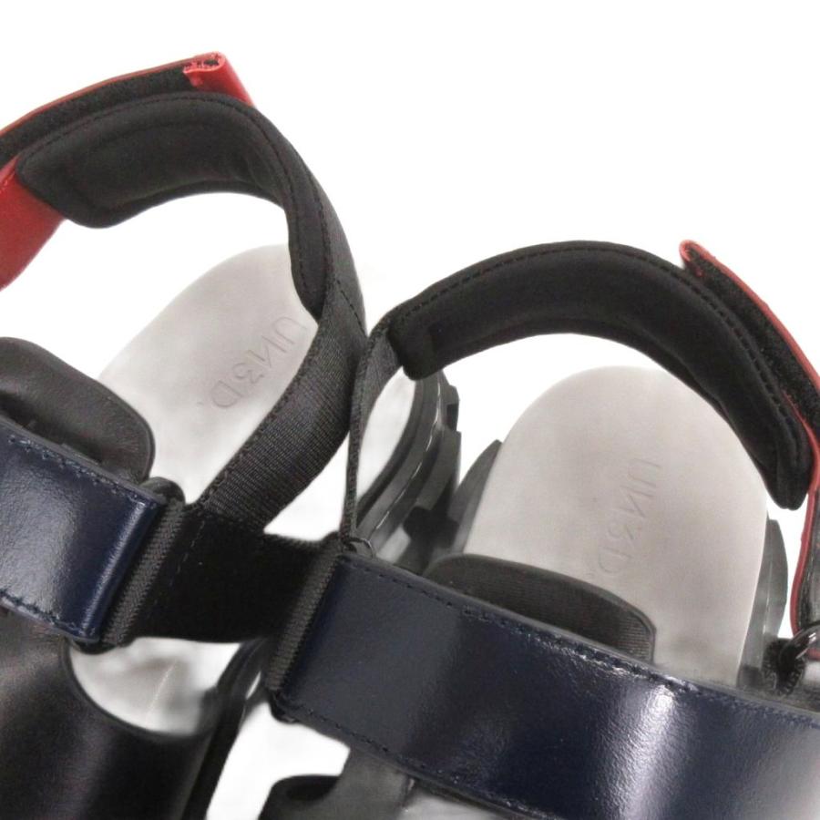 未使用品 アンスリード UN3D. ボリュームサンダル 厚底 ストラップ